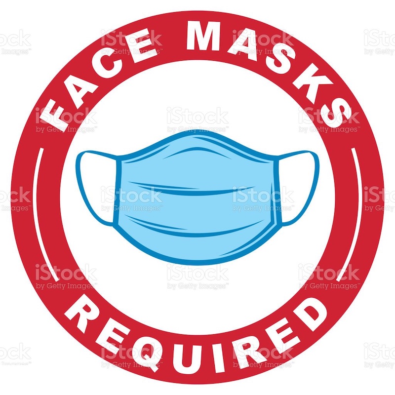 Masks required graphic